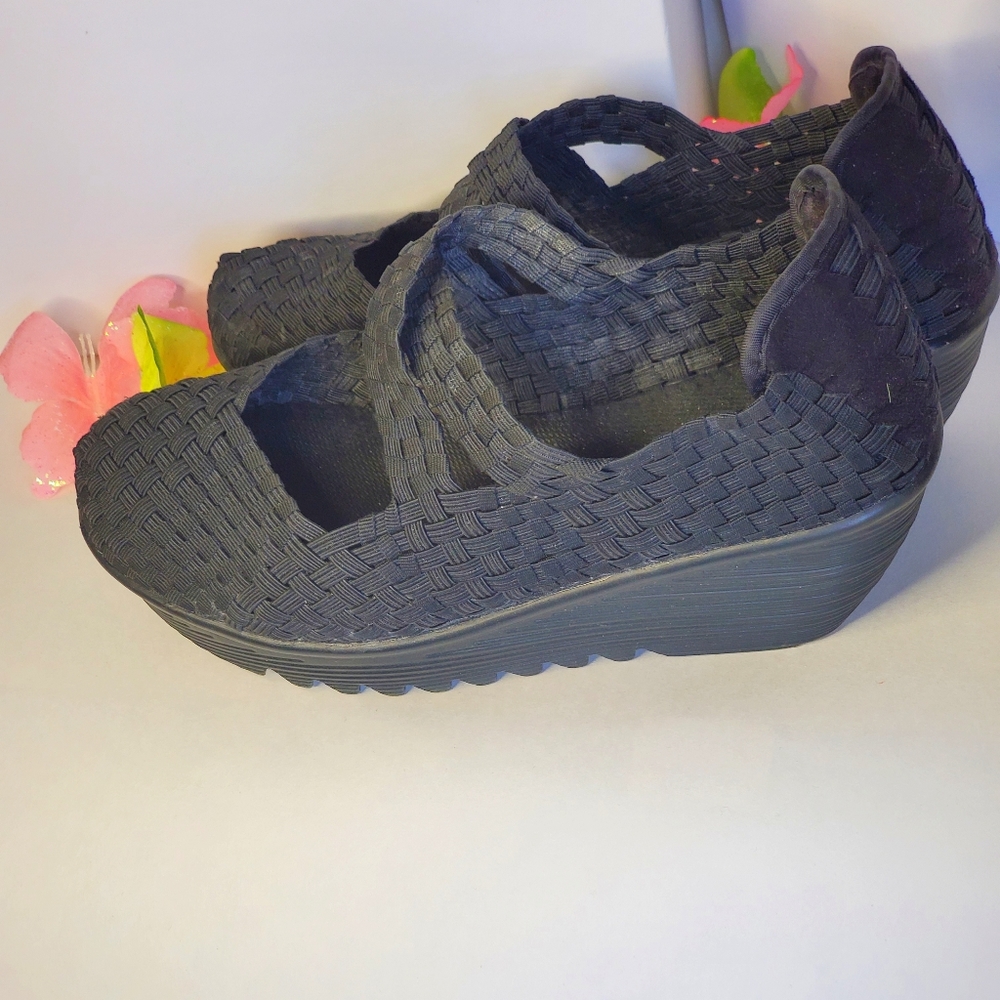 Bernie Mev Wedge mesh Shoe